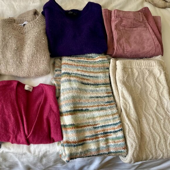 Teen Cozy Knit Bundle – Mostly Zara, Size 13–14 (10 Pieces) - Picture 2 of 11